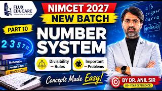 Part 10: Number System- Problems of  divisibility Rules |   Nimcet 2027 New batch