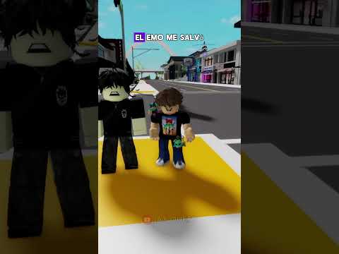 MIS VECINOS ME ODIABAN POR SER EMO | parte 4 #roblox #brookhaven #shorts