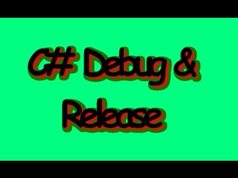C# 2010 Switch Twixt Debug and Release Mode