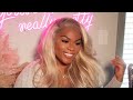 MELTED PERFECT BLONDE WIG NO COLORING NEEDED! 13X4 PLATINUM BLONDE WIG 250% DENSITY ALIPEARL HAIR
