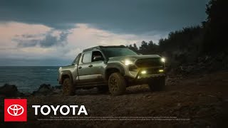 “It's pretty gnarly out here” | Mark Healey & Andy Bell Drive the 2024 Tacoma Trailhunter | Toyota