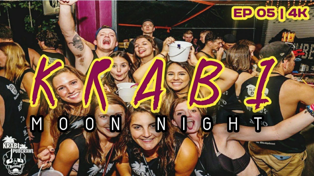 CRAZY NIGHTLIFE OF KRABI || THE BEST AO NANG KRABI PUB CRAWL PARTY || KRABI NIGHTLIFE, Thailand