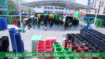 DÂY CHUYỀN SẢN XUẤT THÙNG RÁC NHỰA