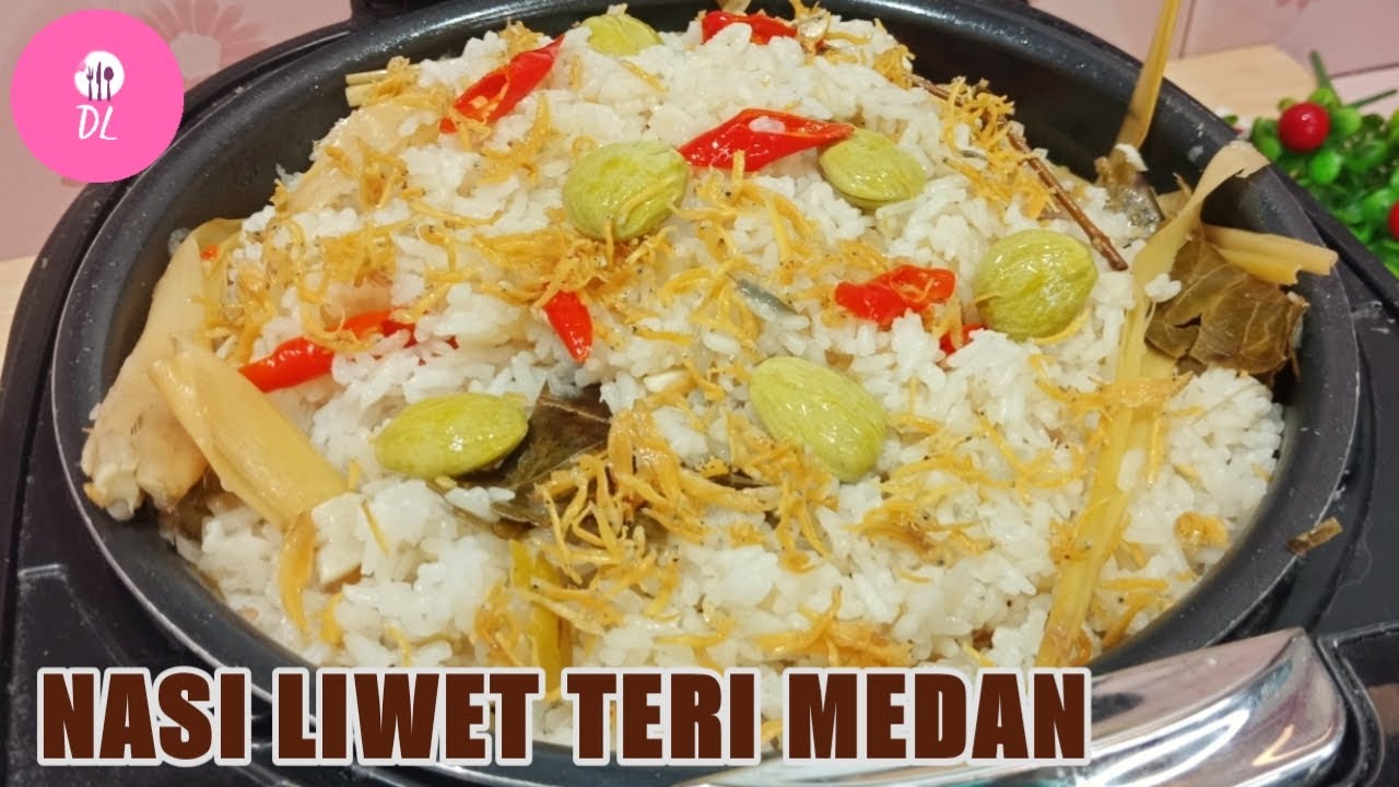 RESEP NASI LIWET TERI MEDAN RICE COOKER TANPA SANTAN