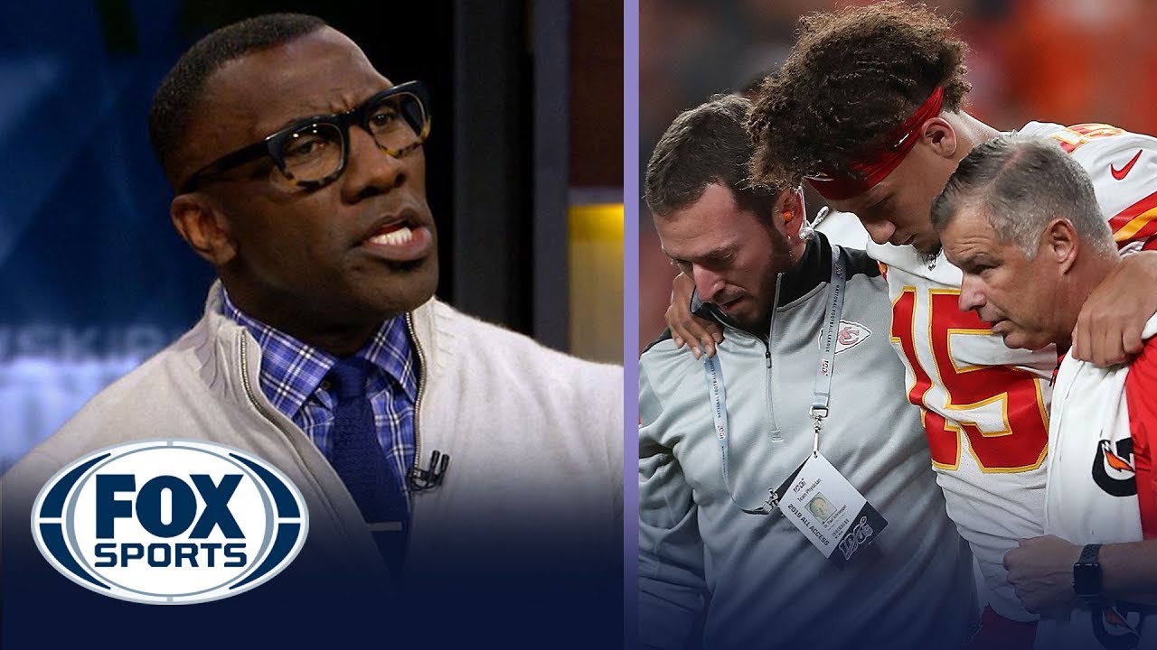 Patrick Mahomes suffers injury, Shannon Sharpe blames Andy Reid — FS1 crew reacts | FOX SPORTS