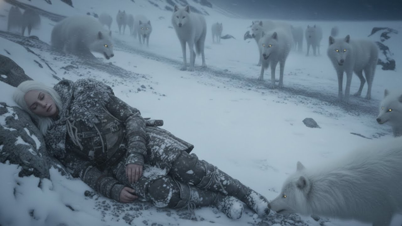 THE MUTE OMEGA COLLAPSED IN THE BLIZZARD — 50 ROGUE WOLVES CLOSED IN AS NIGHT FELL
