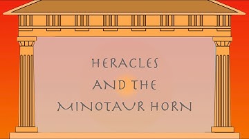 Greek Myth: Heracles and the Minotaur Horn