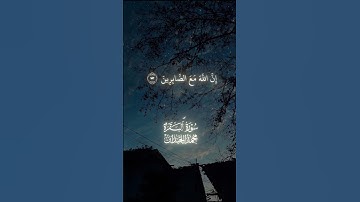 يا ايها الذين امنوا استعينوا بلصبر والصلاة | سورة البقرة| محمد اللحيدان| الايه153-154