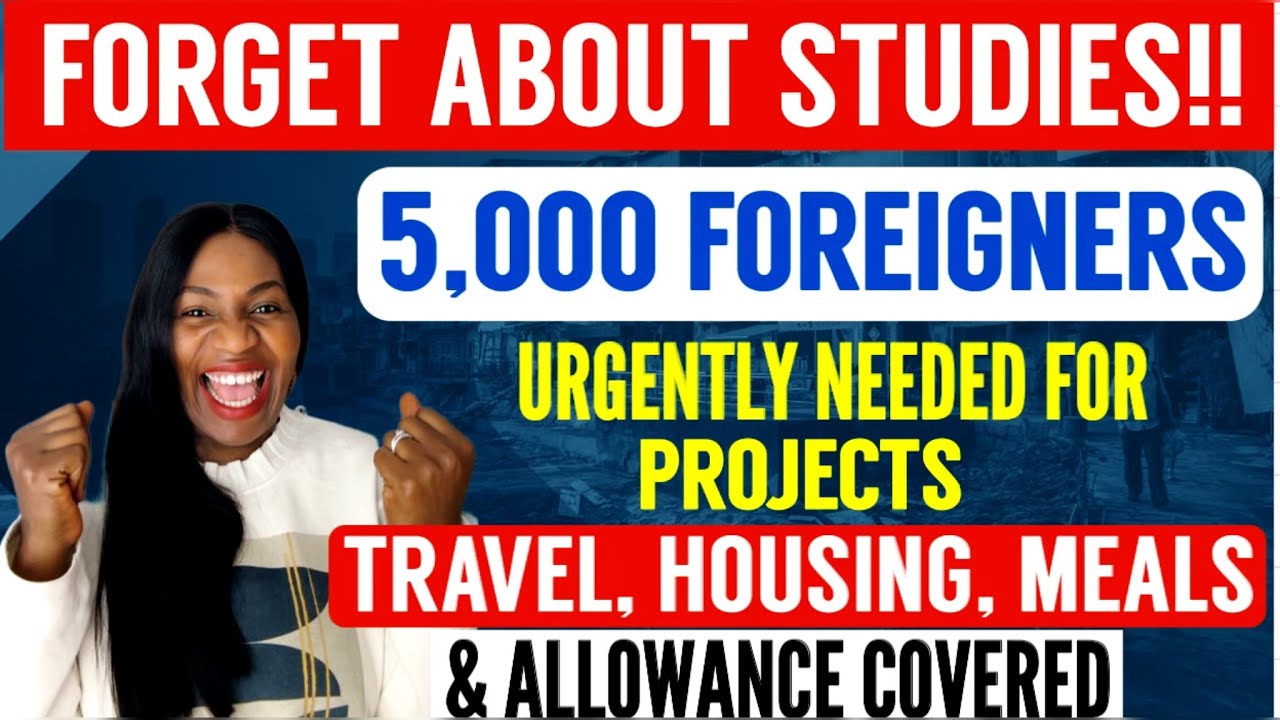 Relocate With Your Family With A Work Visa | No Proof Of Fund | Skilled And Unskilled Jobs