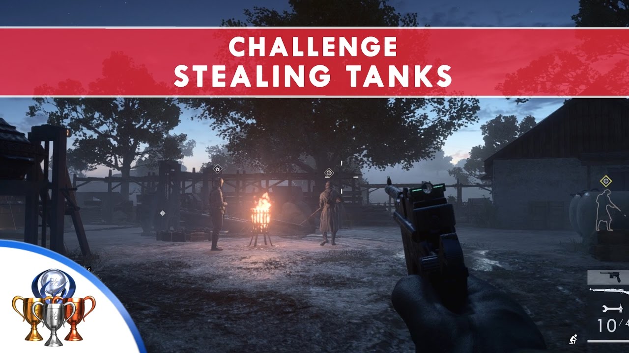 Battlefield 1 Codex Entry Challenge - Stealing Tanks - Steal