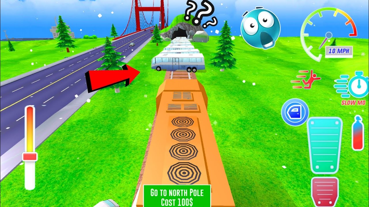 TRAIN 🚆 VS  BUSES 🚌 IN DUDE THEFT WARS 😲 | AMAZING RESULTS