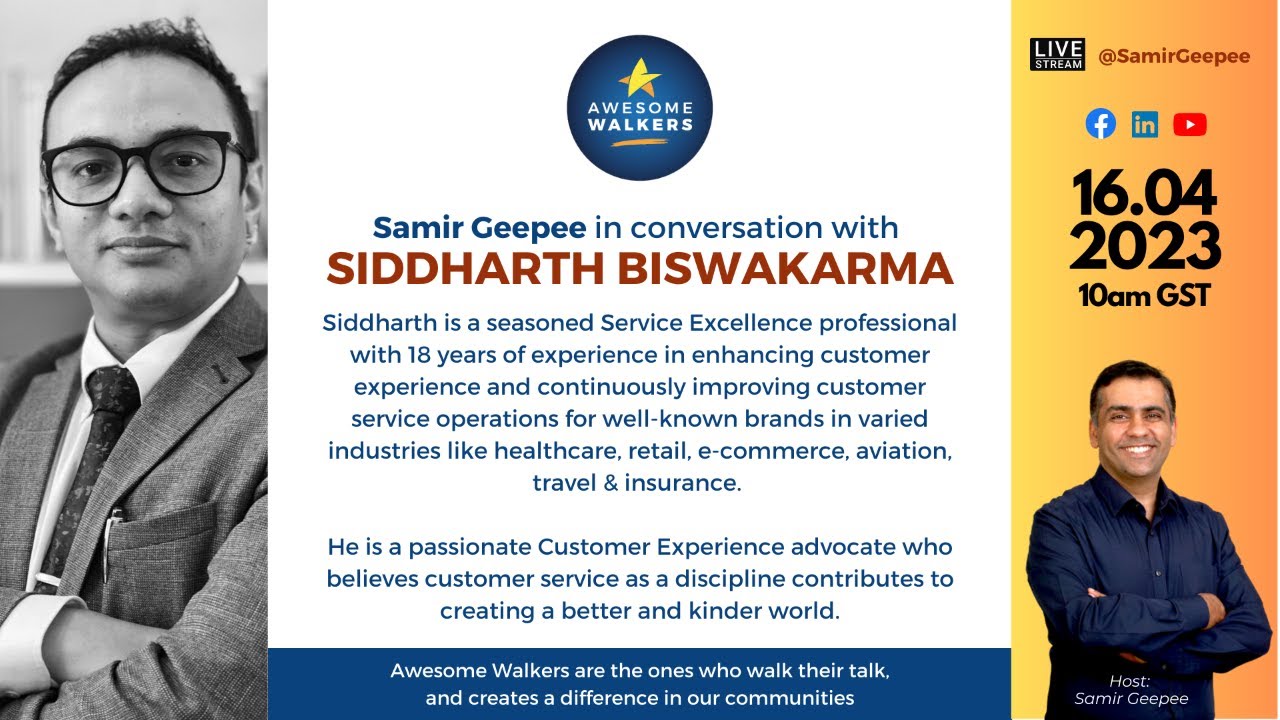 Mastering Customer Experience: Lessons from CX Expert Siddharth Biswakarma
