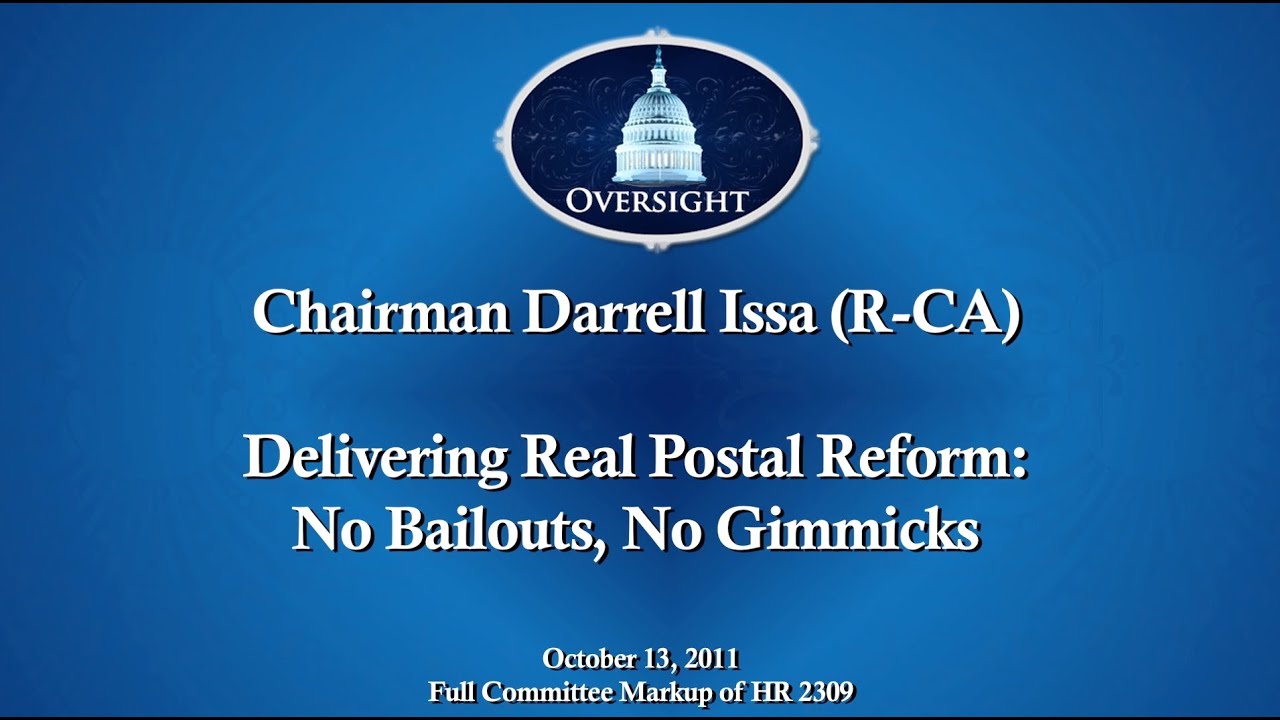 Real Postal Reform: No Bailouts, No Gimmicks