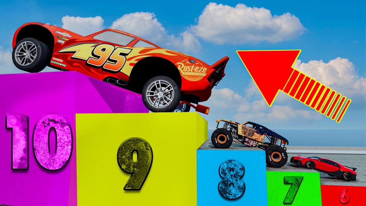 Big and Small Cars Climb to Highest Level!! | BeamNG.drive