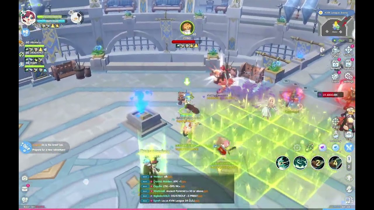 Ragnarok Rebirth PVP. EP  61 Blacksmith vs 2 Knights