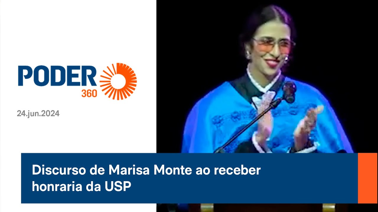 Discurso de Marisa Monte ao receber honraria da USP
