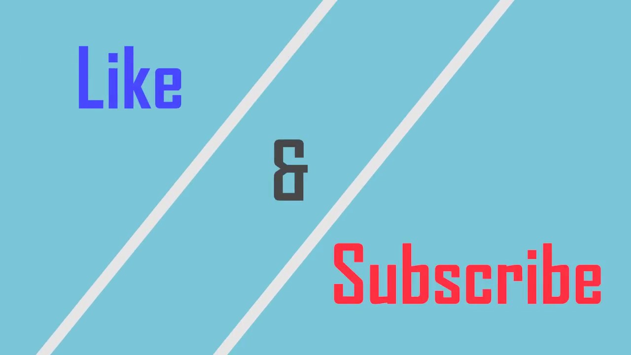 outro "like & subscribe" | free (no copyright)