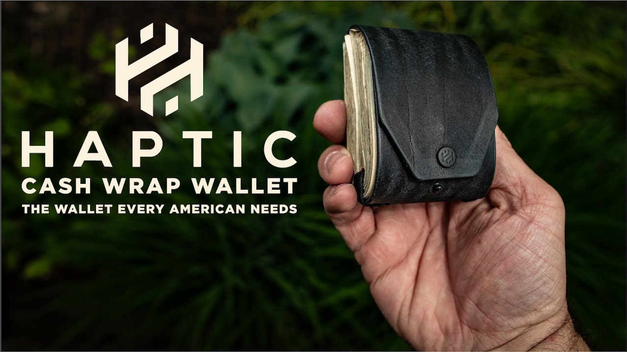 The Cash Wrap Wallet Every American Needs | Haptic Wallets Made in USA