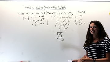 Dual et primal en programmation linéaire