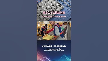 Manual logistics sorting conveyor #conveyor  #modularbelt  #automobile  #factory  #conveyorbelt