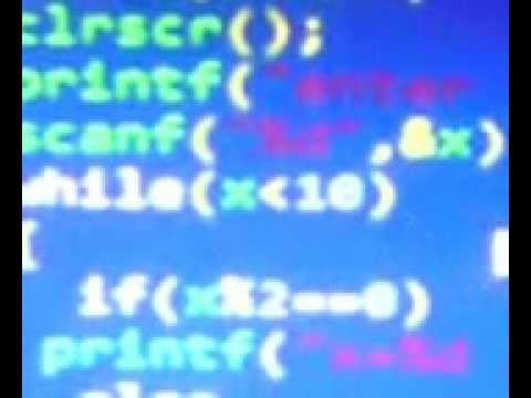 C program even and odd Numbers.mp4