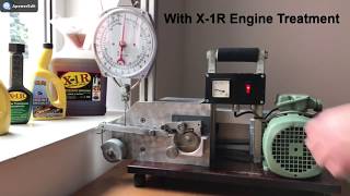 X-1R friction test