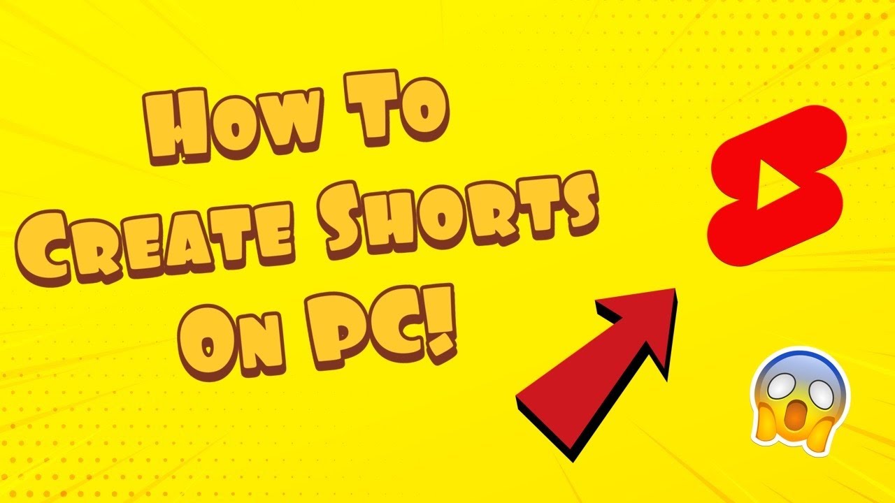 How To Make YouTube Shorts On Your PC/Computer (Very Easy!) - YouTube