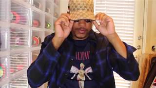 GUCCI MONOGRAM HAT ( GG BASEBALL HAT)