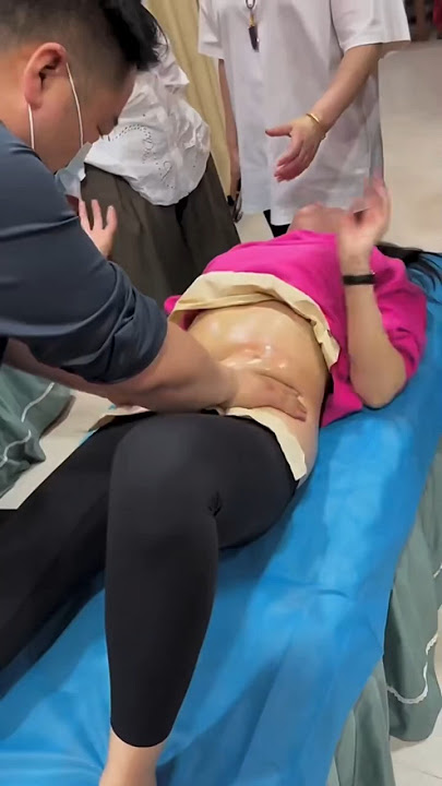 Stomach massage with hard pressure is not recommended‼️ #shorts #shortvideo