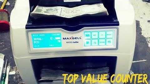 Maxsell Mx50i Turbo Currency Value Counter