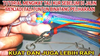 CARA MENGIKAT TALI KUR SEBELUM DI JALIN MENJADI TALI TUNTUN BINATANG PELIHARAAN | Yt Creator Channel