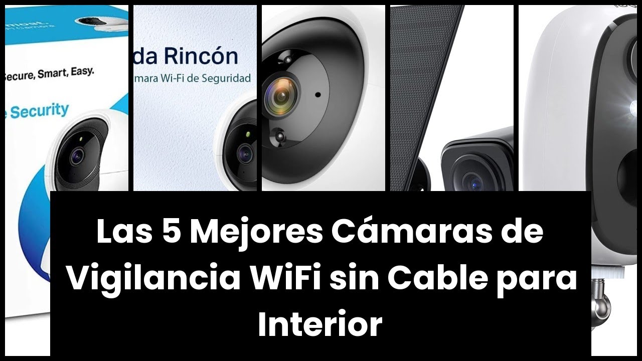【CAMARA VIGILANCIA WIFI INTERIOR SIN CABLE】