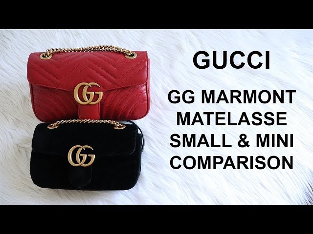 Comparing the Different Sizes of the Gucci GG Marmont Matelasse