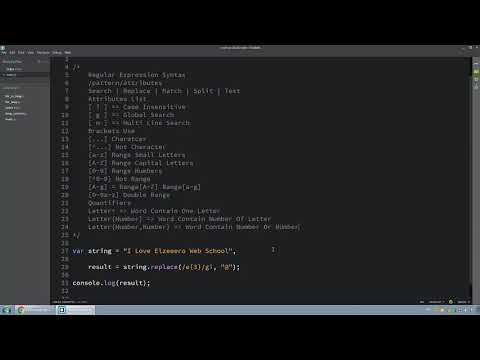 57 JavaScript In Arabic  #57   Regular Expression   Quantifiers
