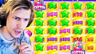 THIS SUGAR RUSH RETRIGGER PAID XQC MILLIONS! screenshot 3