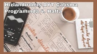 Ders Çalişma Günlüğüm Hizlandirilmiş Ayt Çalişma Programimda 4. Hafta