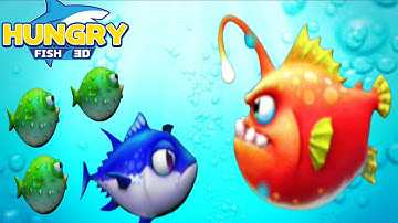 Hungry Fish 3D Evolution Walkthrough Part 12 ~ All Gameplay Levels New Update Android & iOS