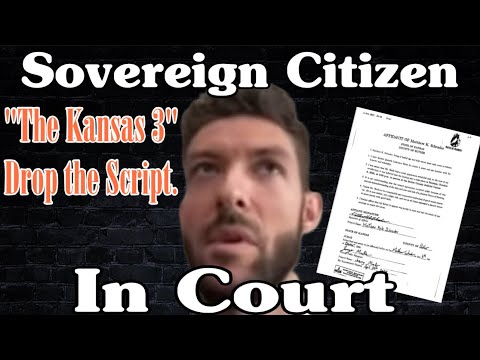 Sovereign Citizen Schrader in Kansas Drops The Script, Coincidence? With Timestamps - Members First