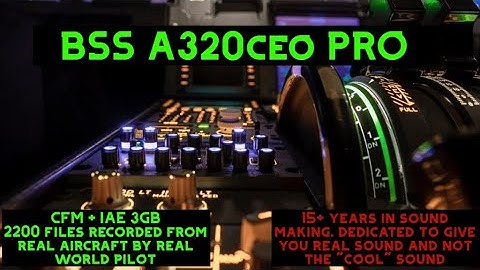 BSS A320ceo Toliss IAE + CFM Promo