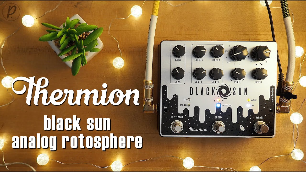 Thermion Black Sun Analog Rotophaser - YouTube