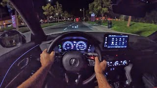 2023 Acura Integra Manual POV Night Drive  (3D Audio)(ASMR)