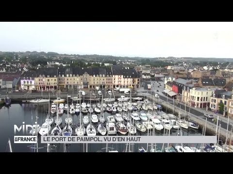 VUE D'EN HAUT : Le port de Paimpol