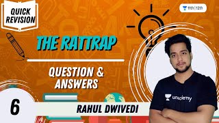The Rattrap-2 | Quick Revision Series-6 | English | Class 12 | Rahul Dwivedi