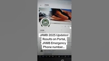 JAMB 2025 Updates! Results on Portal, JAMB Emergency Phone number... #jamb #jamb2025 #dtwtutorials
