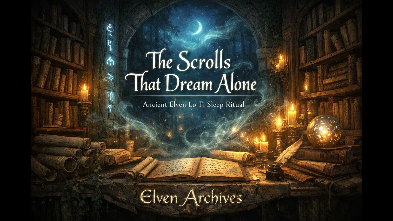 📜 Forbidden Elven Sleep Scrolls — The Scrolls That Dream Alone — Elven Archives
