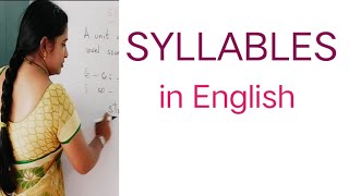 Syllables in English