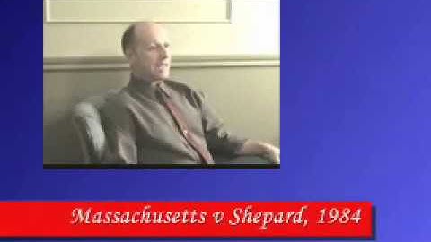 Massachusetts v Shepard 1