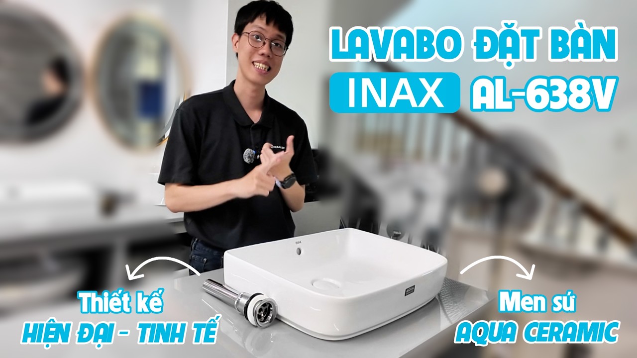 Chậu rửa lavabo đặt bàn INAX AL-638V