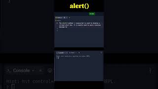 Alert Method In Javascript