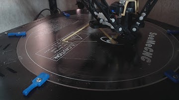 Time Lapse of Rostock V3 3D Prints
